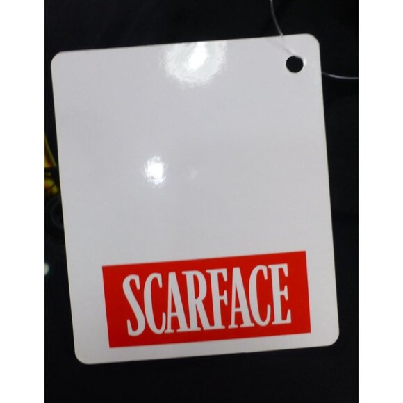 Scarface Reason Men Shirt LRG Black All Over Print Retro Movie Short Sleeve NWT - Picture 8 of 10